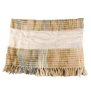 Anna & Ava Mini Tube Skirt with Fringe Sparkly Neutral Women's One Size OS Plus